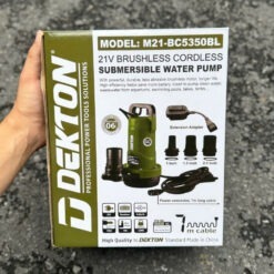 máy bơm nước chìm dùng pin Dekton M21-BC5350BL (8)
