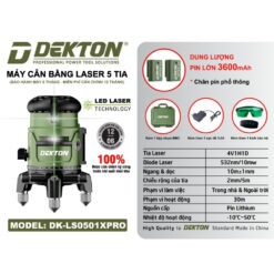 máy cân bằng laser Dekton DK-LS0501XPRO (2)