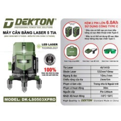 máy cân bằng laser Dekton DK-LS0503XPRO (1)