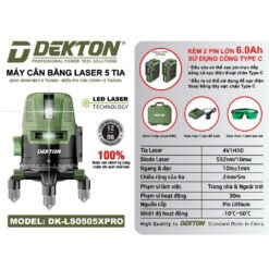 máy cân bằng laser Dekton DK-LS0505XPRO (2)