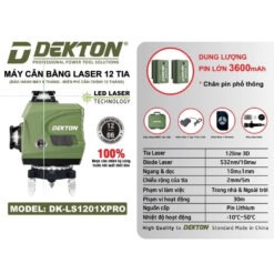 máy cân bằng laser Dekton DK-LS1201XPRO (2)