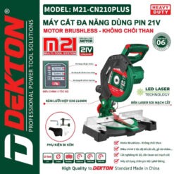 máy cắt đa năng dùng pin Dekton M21-CN210PLUS (2)