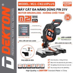 Máy cắt đa năng dùng pin 21V Dekton M21-CN210PLUS 11 máy cắt đa năng dùng pin Dekton M21-CN210PLUS (3)