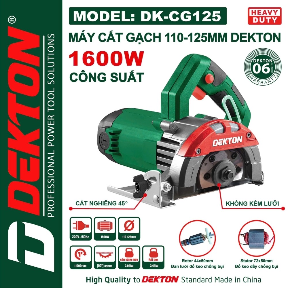 Máy cắt gạch 1600W 125mm Dekton DK-CG125 2 máy cắt gạch Dekton DK-CG125 (2)