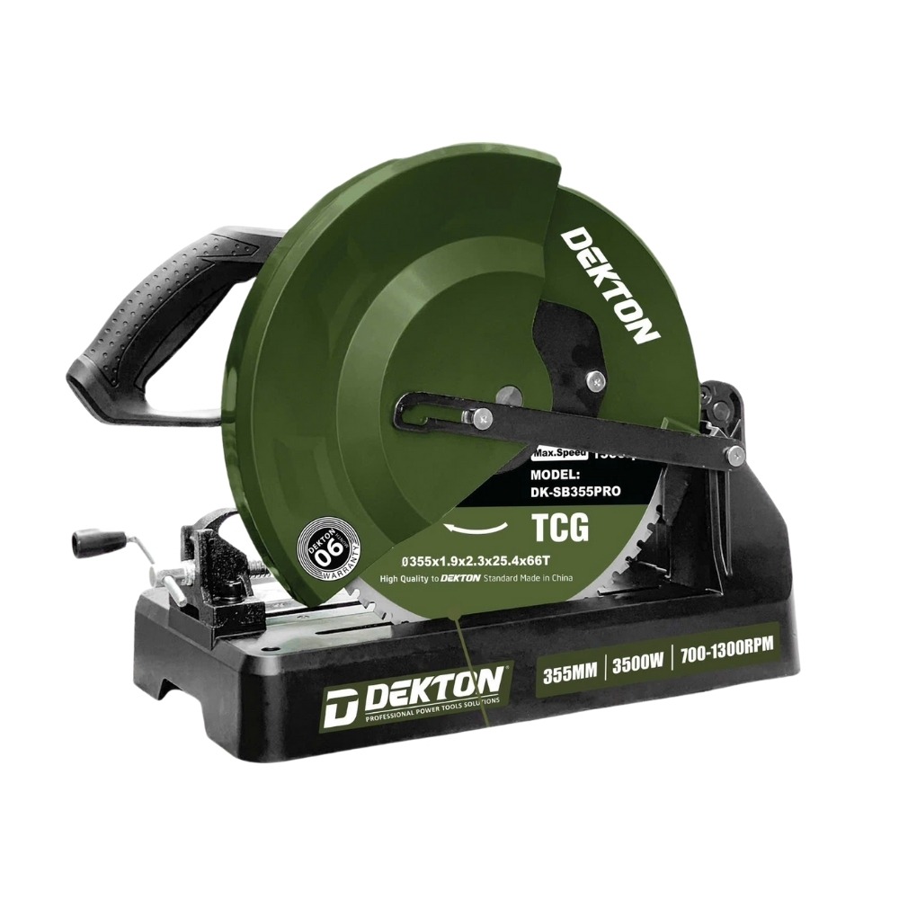 Máy cắt hợp kim 3500W 355mm Dekton DK- CHK355XBL (màu olive) 1 Máy cắt hợp kim 3500W 355mm Dekton DK- CHK355XBL (màu olive)