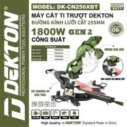 máy cắt nhôm Dekton DK-CN256XBT (2)