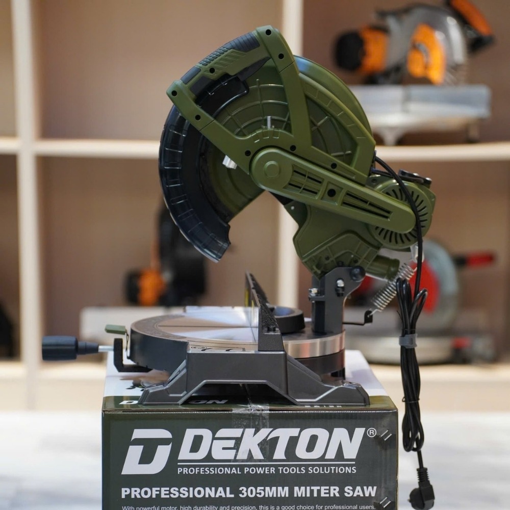 Máy cắt nhôm 2380W 305mm Dekton DK-CN305XCR (màu olive) 5 máy cắt nhôm Dekton DK-CN305XCR (5)