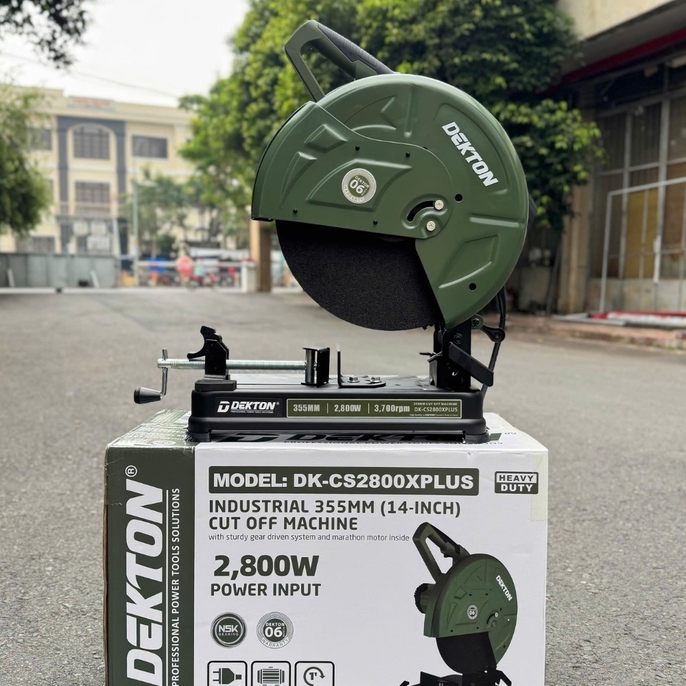 Máy cắt sắt 2800W 355mm Dekton DK-CS2800XPLUS (màu olive) 3 máy cắt sắt Dekton DK-CS2800XPLUS (3)