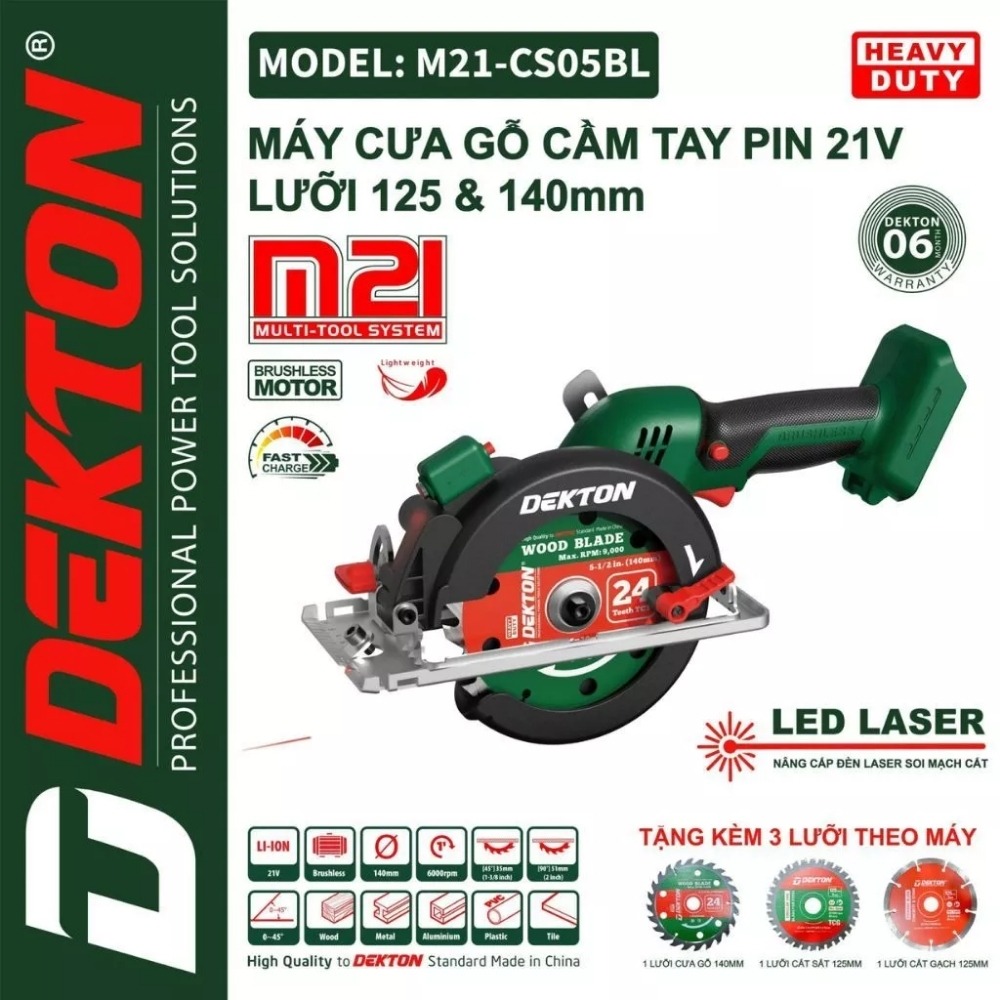 Máy cưa gỗ đa năng dùng pin 21V Dekton M21-CS05PRO 2 máy cưa đa năng dùng pin Dekton M21-CS05PRO (2)