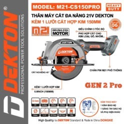 máy cưa đa năng dùng pin Dekton M21-CS150PRO (2)