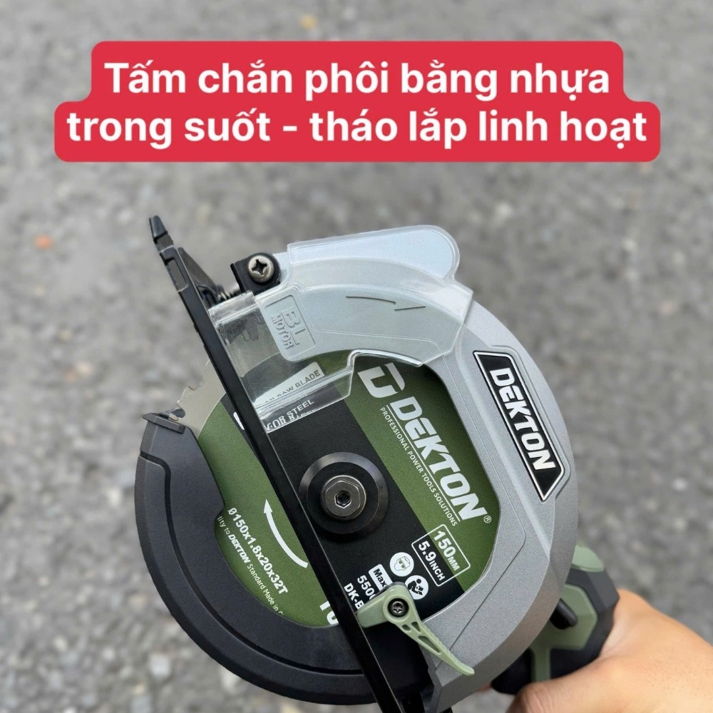 Máy cưa gỗ đa năng dùng pin 21V Dekton M21-CS150XPRO (màu olive) 10 máy cưa đa năng dùng pin Dekton M21-CS150XPRO (10)