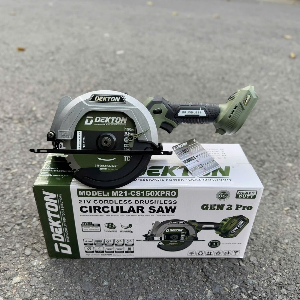 Máy cưa gỗ đa năng dùng pin 21V Dekton M21-CS150XPRO (màu olive) 3 máy cưa đa năng dùng pin Dekton M21-CS150XPRO (3)