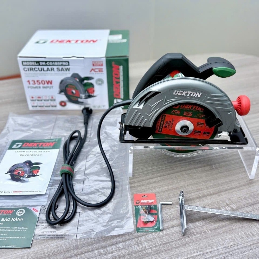 Máy cưa gỗ 1350W 185mm Dekton DK-CG185PRO (kèm lưỡi) 4 máy cưa gỗ Dekton DK-CG185PRO (4)