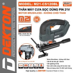máy cưa lọng dùng pin Dekton M21-CS120BL (2)