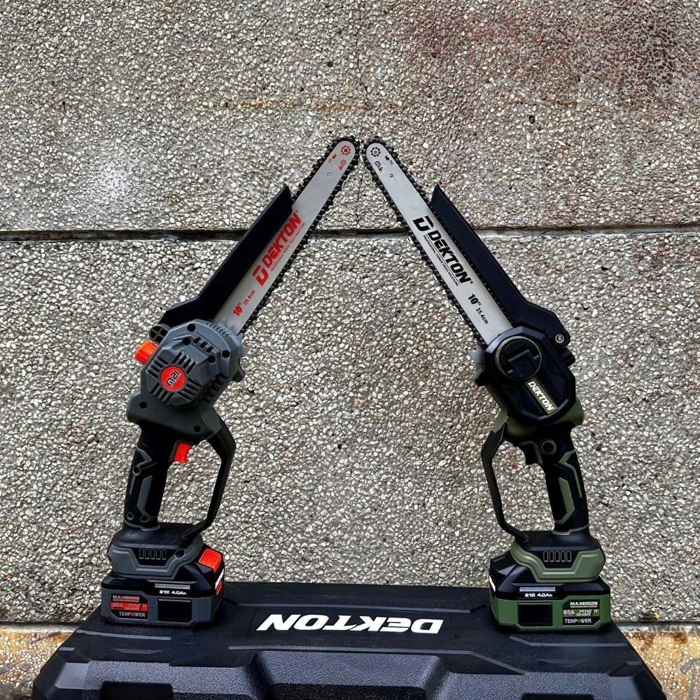Máy cưa xích 10 inch dùng pin 21V Dekton M21-CX10XPRO (màu olive) 8 máy cưa xích dùng pin Dekton M21-CX10XPRO (8)