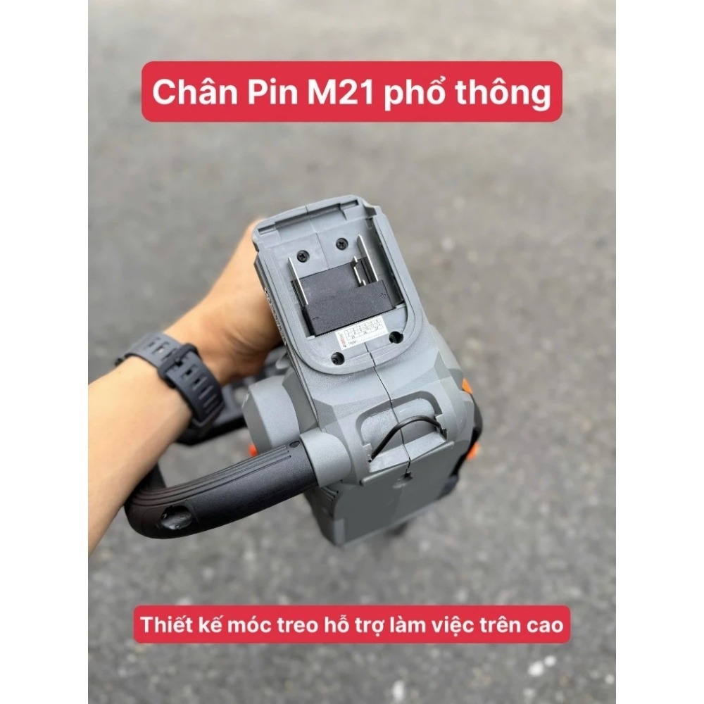 Máy cưa xích 12 inch dùng pin 21V Dekton M21-CX12PRO 10 máy cưa xích dùng pin Dekton M21-CX12PRO (10)