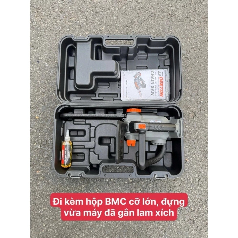 Máy cưa xích 12 inch dùng pin 21V Dekton M21-CX12PRO 9 máy cưa xích dùng pin Dekton M21-CX12PRO (9)