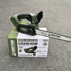 Máy cưa xích 12 inch dùng pin 21V Dekton M21-CX12XCP (màu olive) 11 máy cưa xích dùng pin Dekton M21-CX12XCP (4)