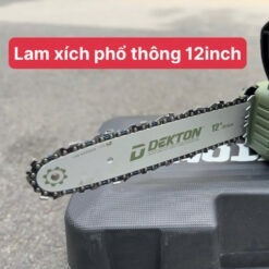 Máy cưa xích 12 inch dùng pin 21V Dekton M21-CX12XPRO (màu olive) 26 máy cưa xích dùng pin Dekton M21-CX12XPRO (14)