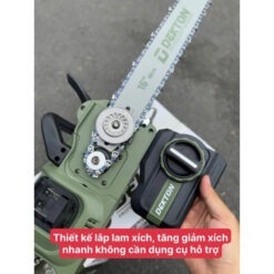 Máy cưa xích 16 inch dùng pin 21V Dekton M21x2-CX16XPRO 19 máy cưa xích dùng pin Dekton M21x2-CX16XPRO (10)