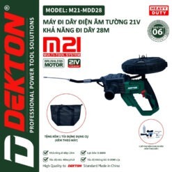 máy đi dây điện dùng pin Dekton M21-MDD28 (2)