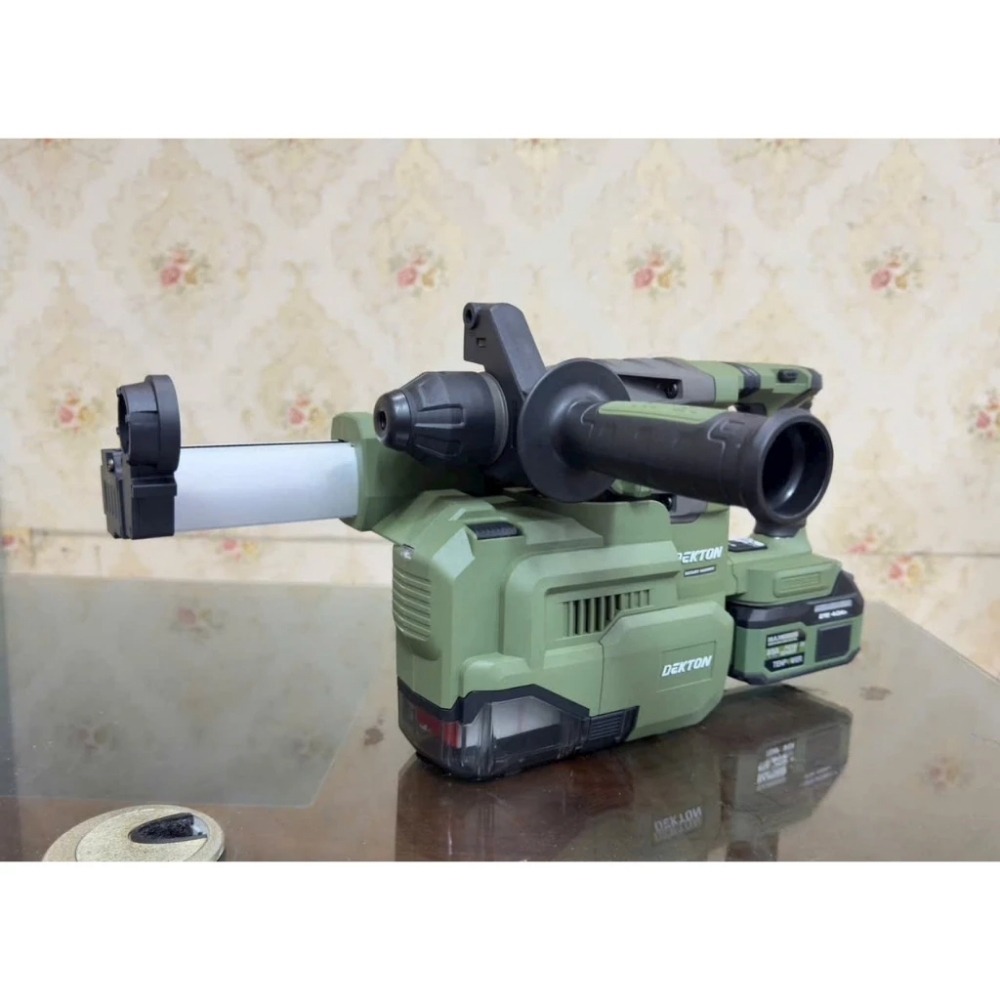 Máy hút bụi cho máy khoan bê tông pin Dekton M21-DX2803XPRO (màu olive) 4 máy hút bụi kết nối máy khoan bê tông Dekton M21-DX2803XPRO (5)