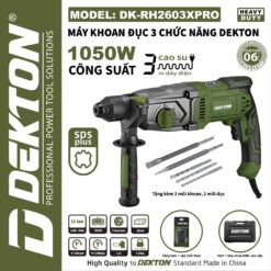 máy khoan đục bê tông Dekton DK-RH2603XPRO (2)