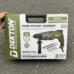 Máy khoan đục bê tông 1050W Dekton DK-RH2603XPRO (màu olive) 17 máy khoan đục bê tông Dekton DK-RH2603XPRO (8)