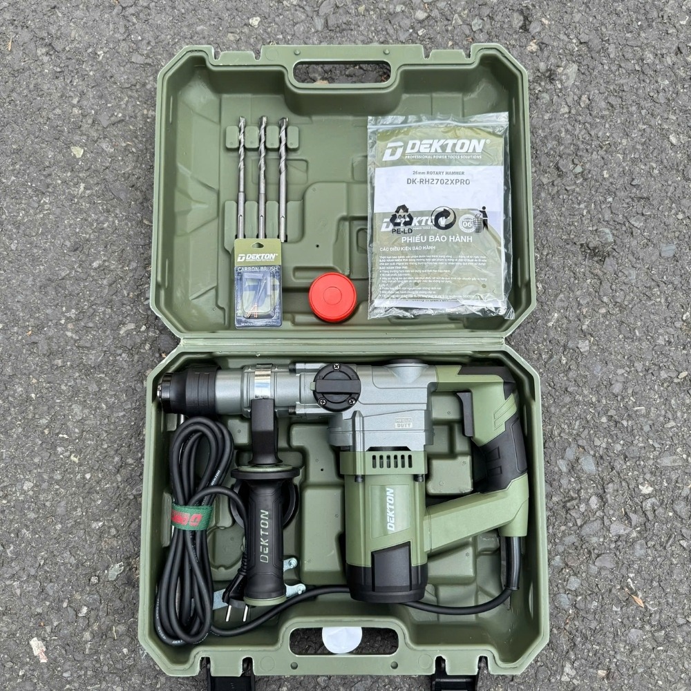 Máy khoan đục 2 chức năng 1050W Dekton DK-RH2702XPRO 3 máy khoan đục bê tông Dekton DK-RH2702XPRO (2)