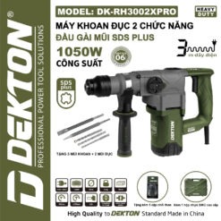 máy khoan đục bê tông Dekton DK-RH3002XPRO (2)