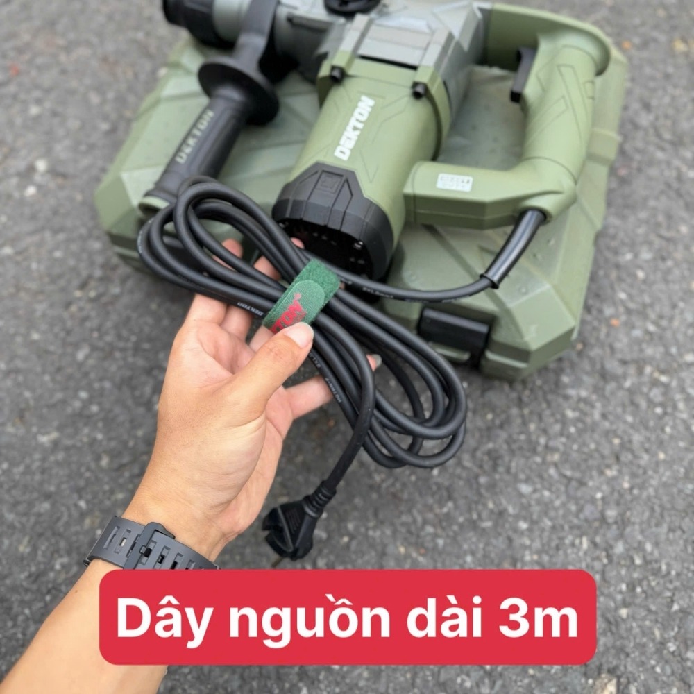 Máy khoan đục 2 chức năng 1050W Dekton DK-RH3002XPRO 8 máy khoan đục bê tông Dekton DK-RH3002XPRO (8)