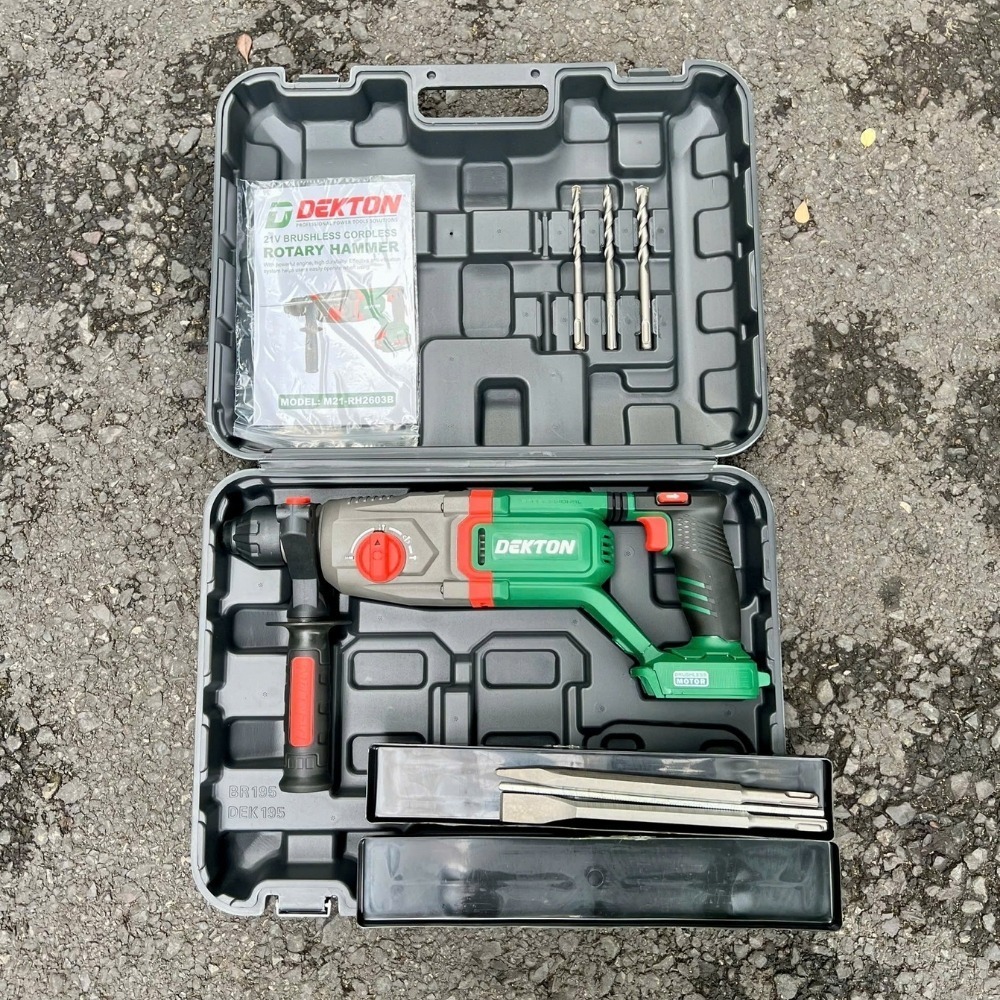 Máy khoan bê tông dùng pin 21V Dekton M21-RH2603B 3 máy khoan đục bê tông dùng pin Dekton M21-RH2603B (3)