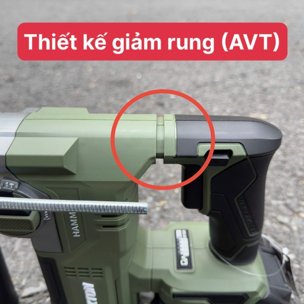 Máy khoan bê tông dùng pin 21V M21-RH2603XPRO (GEN 4 PRO) 11 máy khoan đục bê tông dùng pin Dekton M21-RH2603XPRO (13)