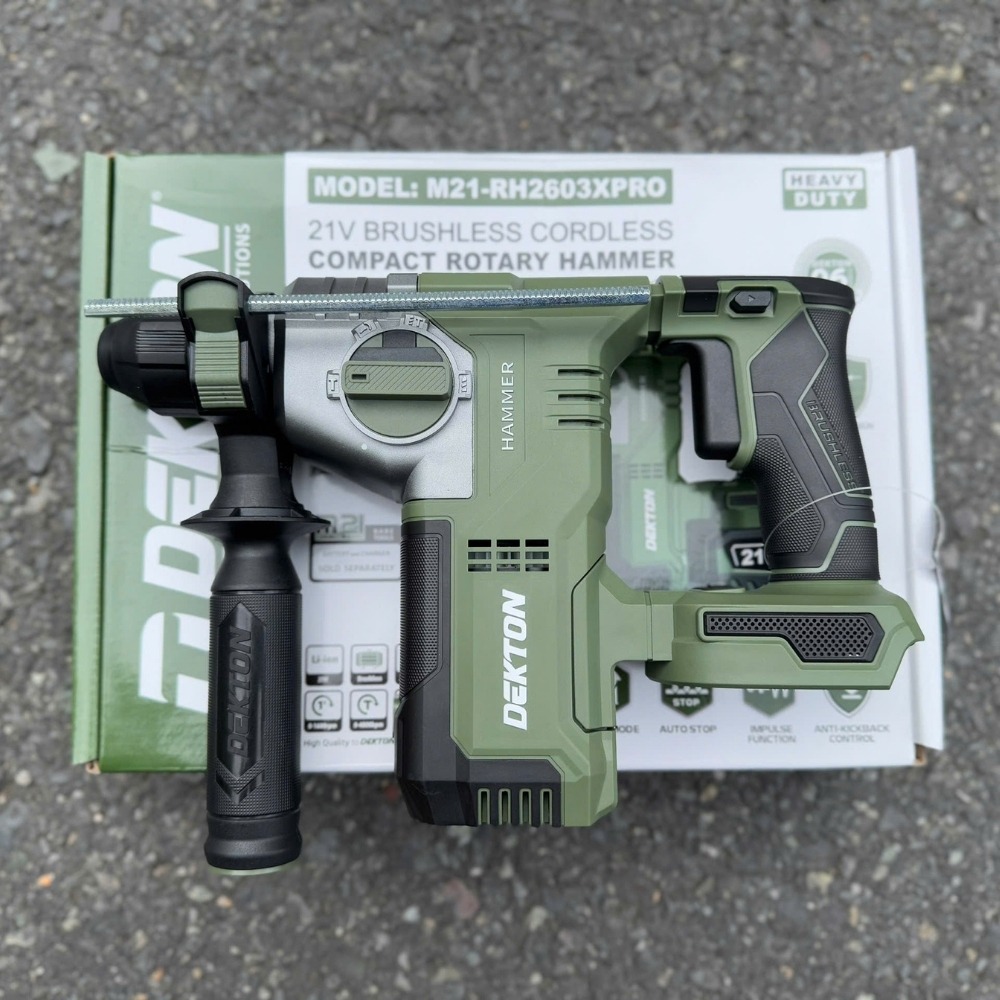 Máy khoan bê tông dùng pin 21V M21-RH2603XPRO (GEN 4 PRO) 4 máy khoan đục bê tông dùng pin Dekton M21-RH2603XPRO (3)