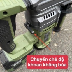 Máy khoan bê tông dùng pin 21V Detkon M21-RH2803XAVT (màu olive) 19 máy khoan đục bê tông dùng pin Dekton M21-RH2803XAVT (10)