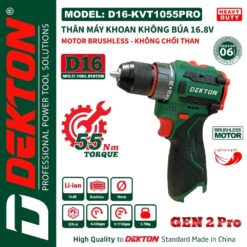 máy khoan dùng pin 16.8V Dekton D16-KVT1055PRO (2)