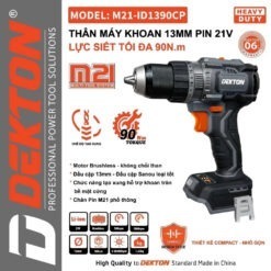 máy khoan dùng pin Dekton M21-ID1390CP (2)