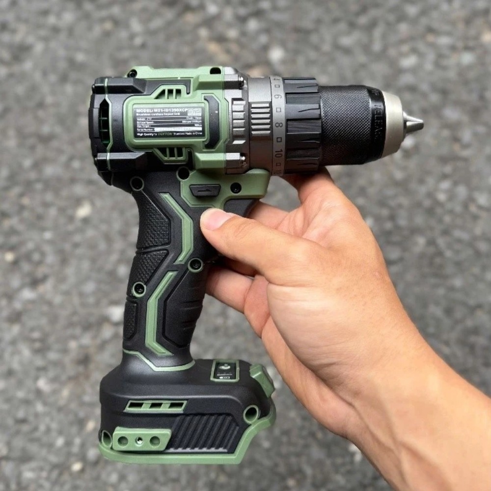 Máy khoan dùng pin 21V 90Nm Dekton M21-ID1390XCP (màu olive) 4 máy khoan dùng pin Dekton M21-ID1390XCP (4)
