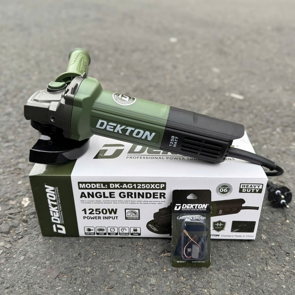 Máy mài góc 1250W 100mm Dekton DK-AG1250XCP (công tắc đuôi) 3 máy mài góc Dekton DK-AG1250XCP (3)