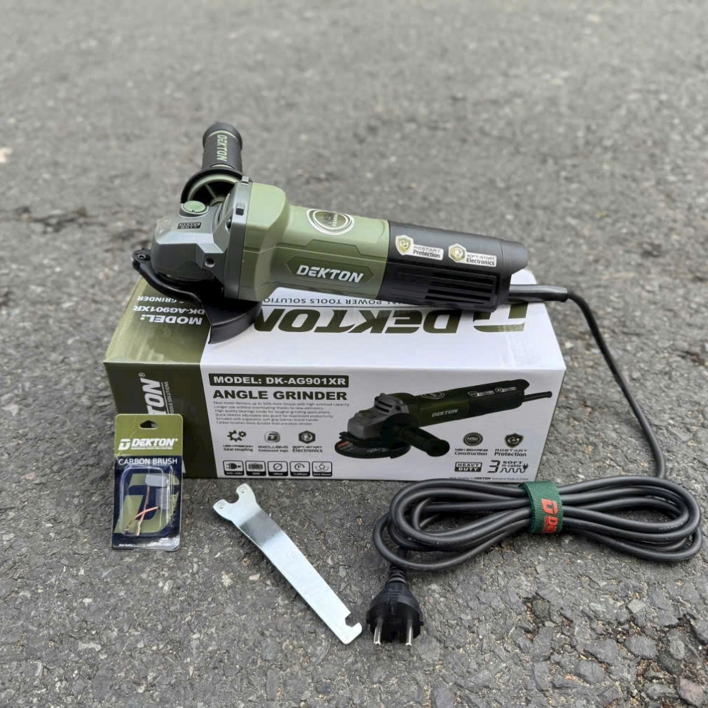 Máy mài góc 900W 100mm Dekton DK-AG901XR (công tắc đuôi) 3 máy mài góc Dekton DK-AG901XR (3)