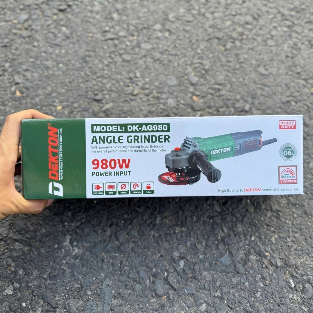 Máy mài góc 980W 100mm Dekton DK-AG980 (công tắc đuôi) 6 máy mài góc Dekton DK-AG980 (6)