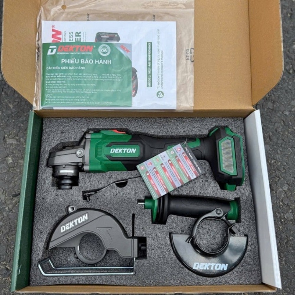 Máy mài góc dùng pin 21V Dekton M21-AG100PROMAX 5 máy mài góc dùng pin Dekton M21-AG100PROMAX (5)