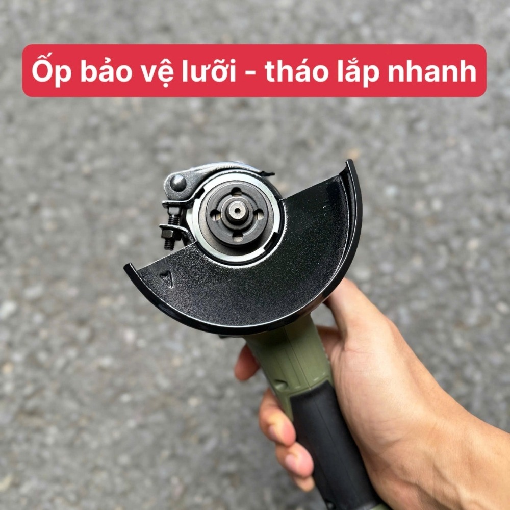 Máy mài góc không bánh răng dùng pin 21V Dekton M21-AG1100XGLT (màu olive) 7 máy mài góc không bánh răng dùng pin Dekton M21-AG1100XGLT (7)