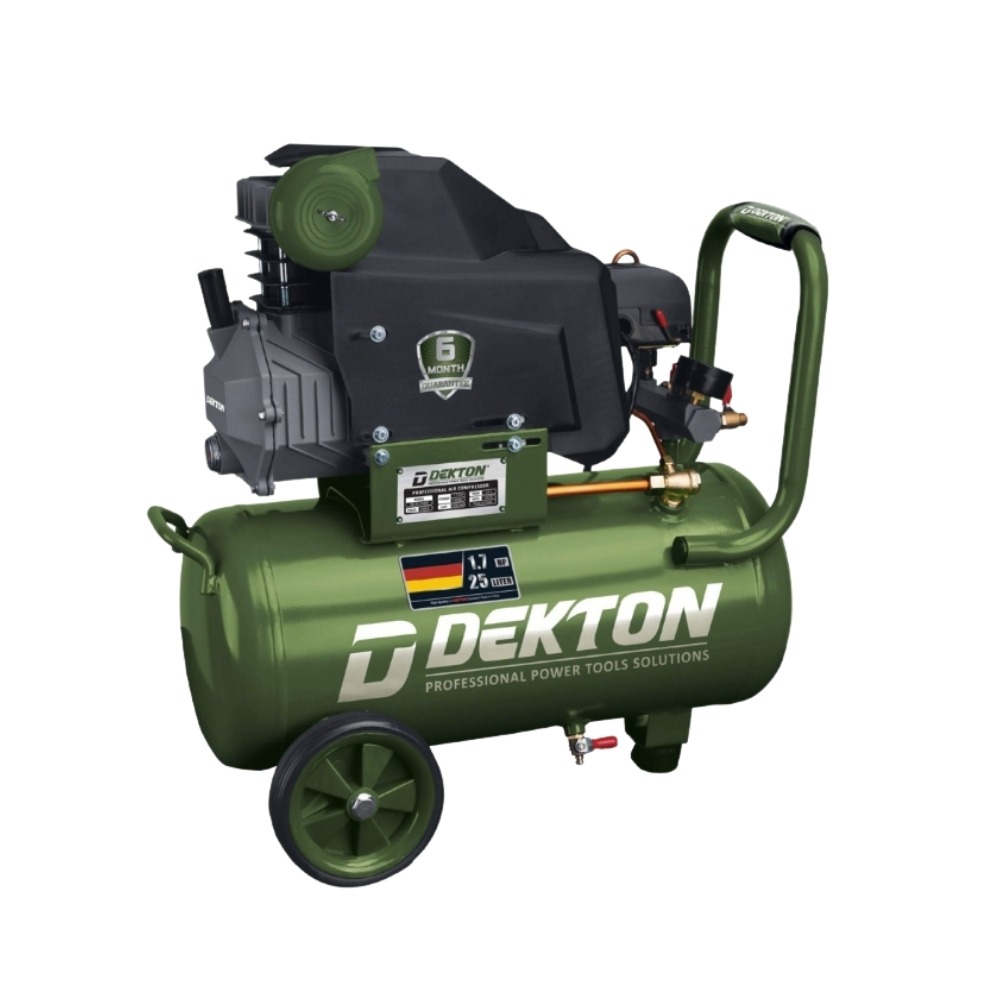 Máy nén khí có dầu 25L 1.7HP Dekton DK-AC25XDR (màu olive) 1 Máy nén khí có dầu 25L 1.7HP Dekton DK-AC25XDR (màu olive)