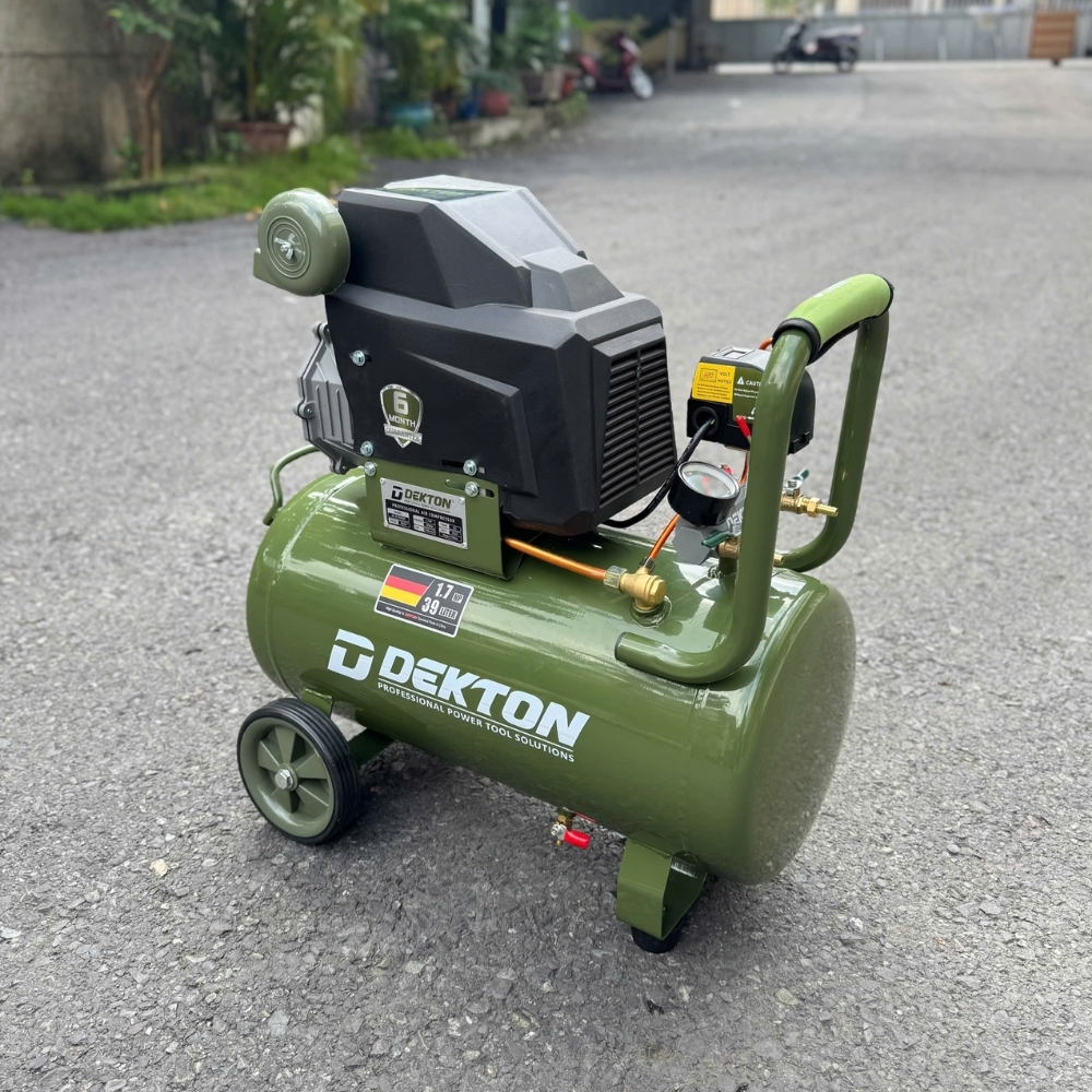 Máy nén khí có dầu 25L 1.7HP Dekton DK-AC25XDR (màu olive) 3 máy nén khí dekton DK-AC25XDR (3)