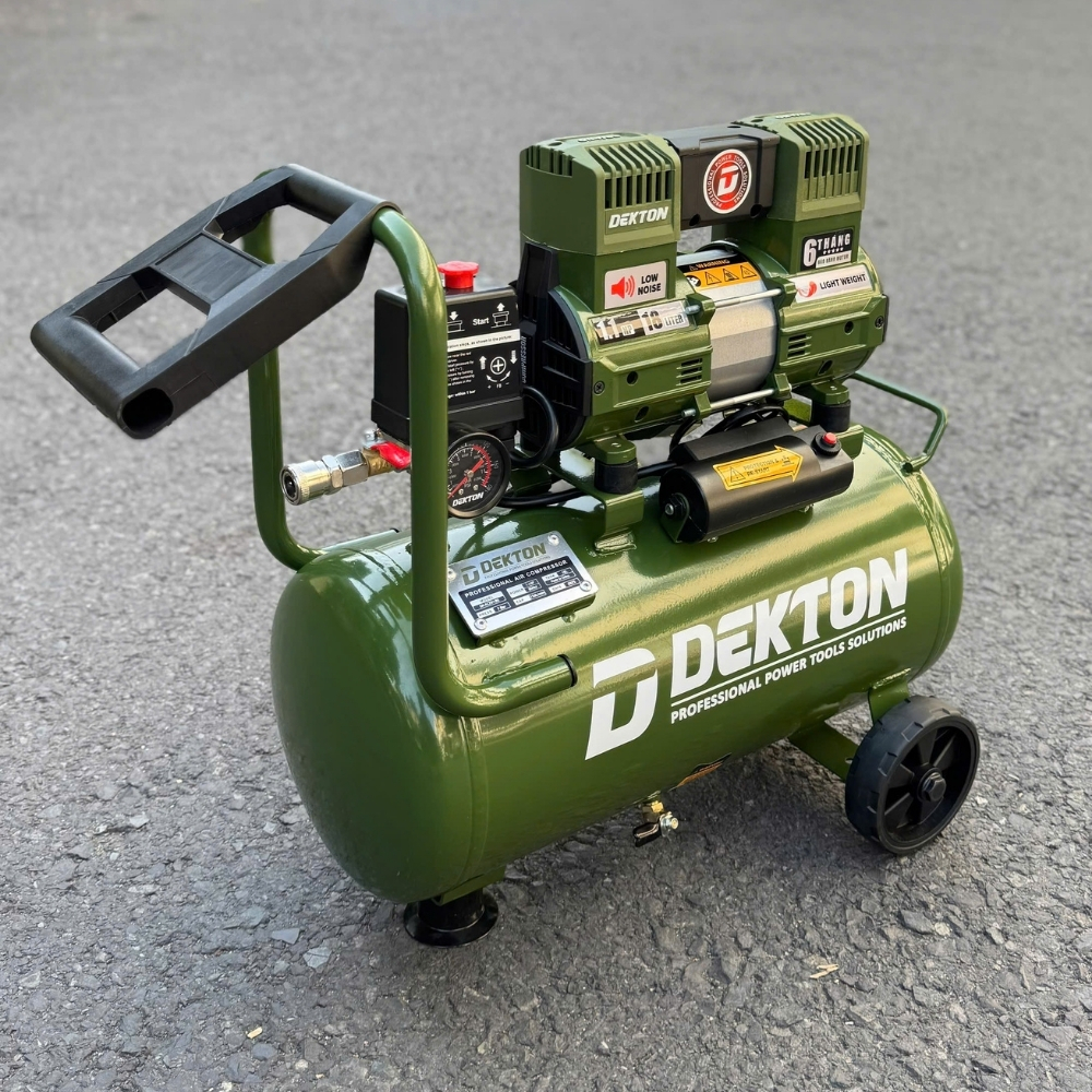Máy nén khí không dầu 18L 1.1HP Dekton DK-AC2918X (màu olive) 6 máy nén khí dekton DK-AC2918X (4)
