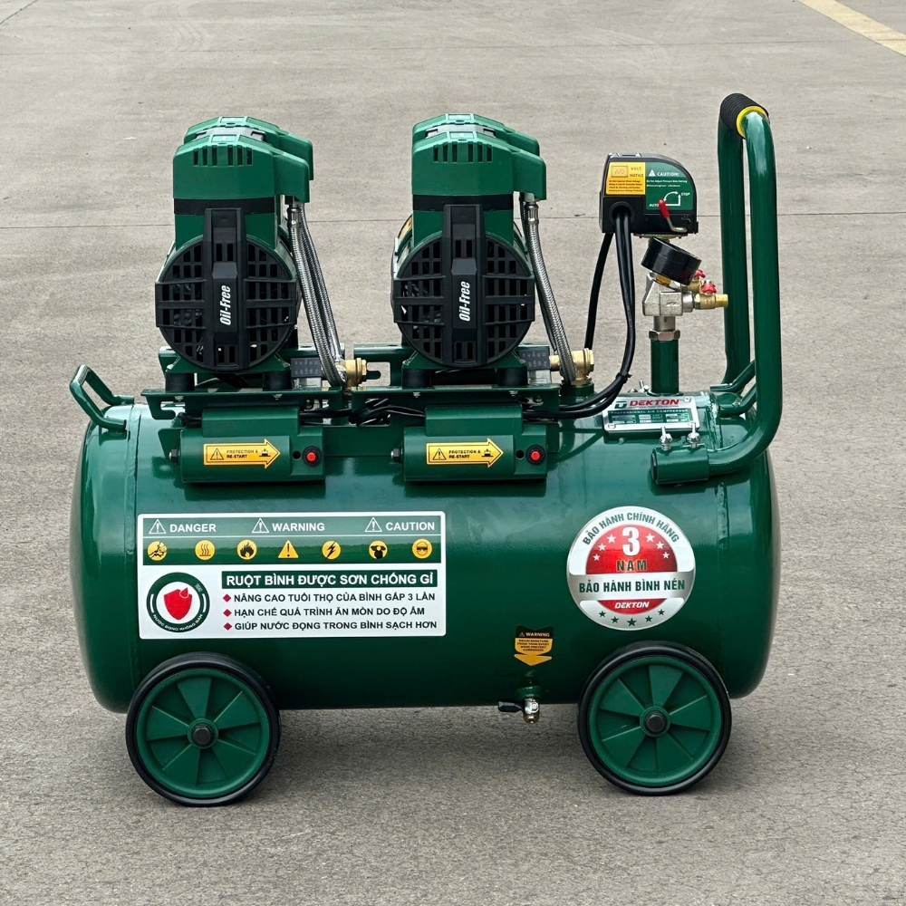 Máy nén khí không dầu 50L 3.5HP Dekton DK-AC3950PRO 4 máy nén khí dekton DK-AC3950PRO (5)