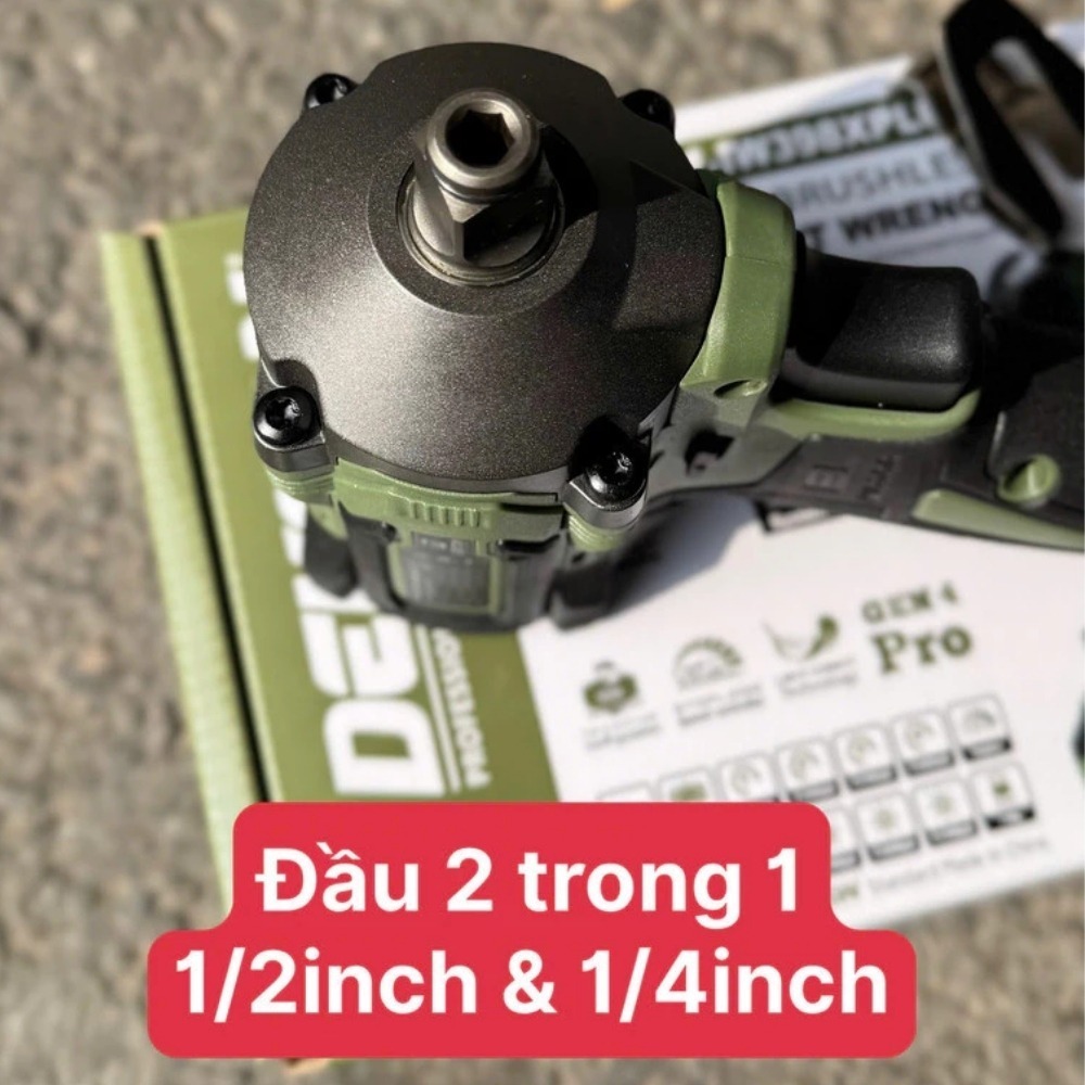 Máy siết bu lông 2 trong 1 dùng pin 21V Dekton M21-IW398XPLUS (màu olive) 6 máy siết bulong dekton M21-IW398XPLUS (6)