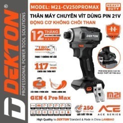 máy siết vít dùng pin Dekton M21-CV250PROMAX (3)