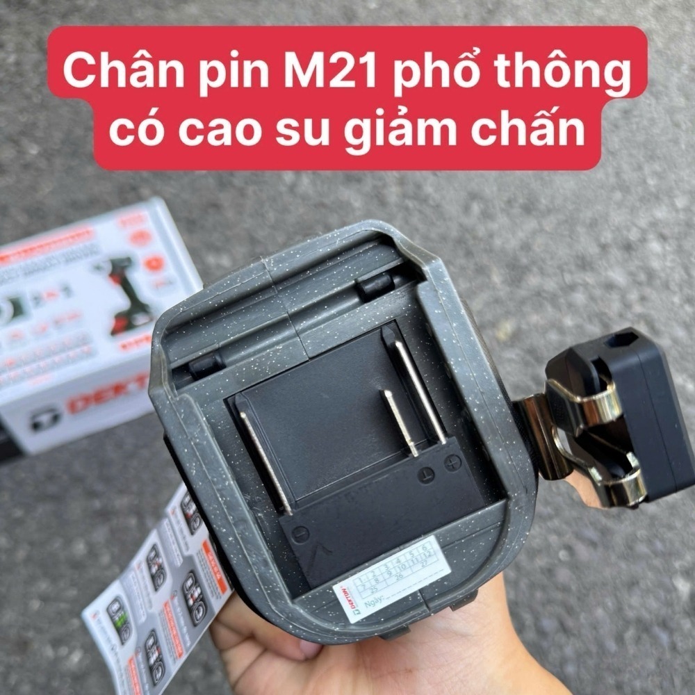 Máy siết vít 2 trong 1 dùng pin 21V Dekton M21-CV268PLUS 8 máy siết vít dùng pin Dekton M21-CV268PLUS (8)